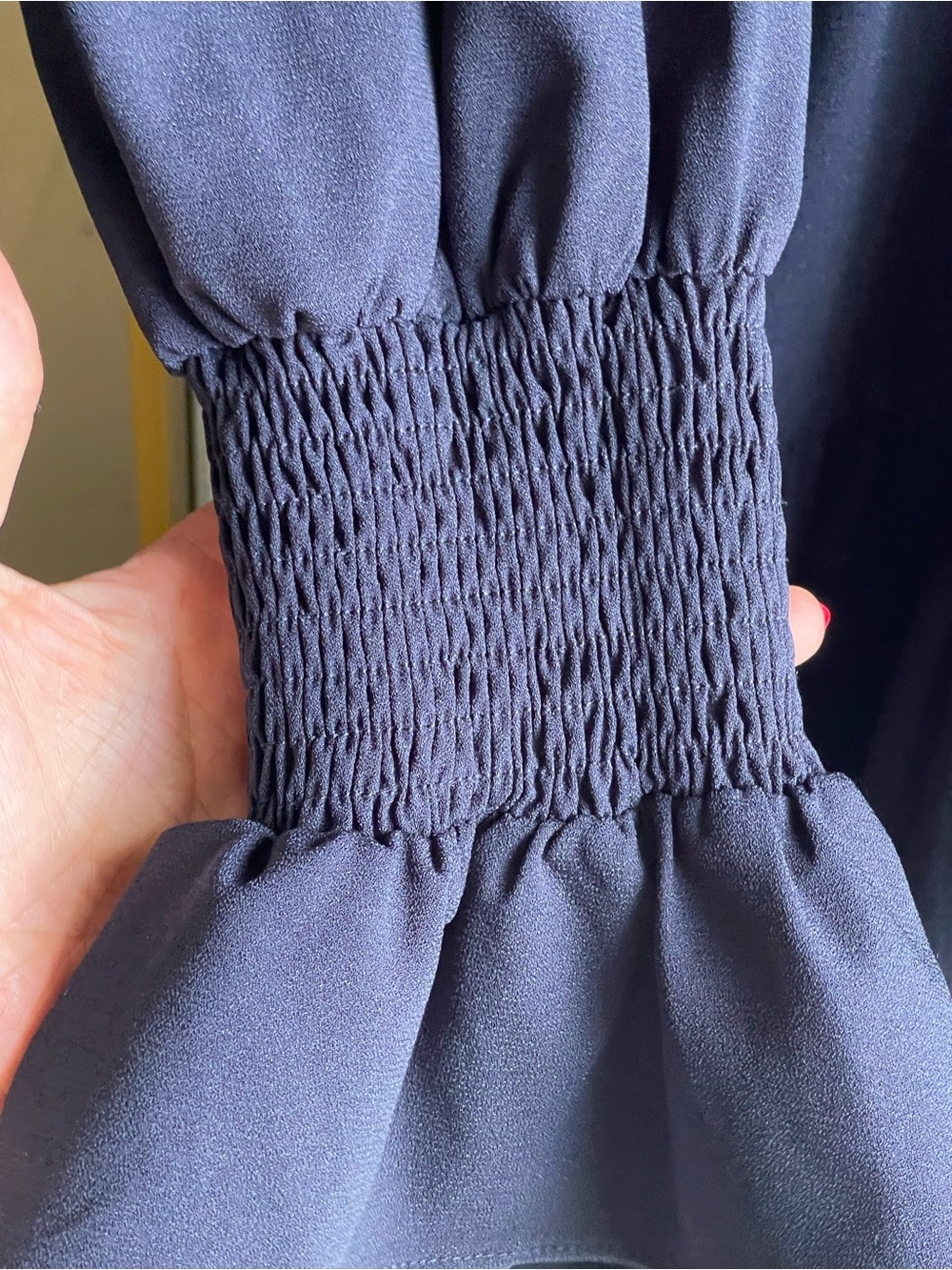 Tuckernuck Pomander Place Navy Crepe Kenzo Dress - Picture 3 of 6